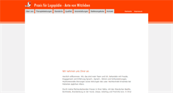 Desktop Screenshot of logopaedie-von-witzleben.de